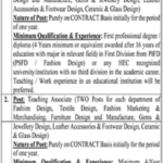 Pakistan Institute of Fashion & Design PIFD New Jobs Latest Advertisement