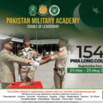 Pakistan Military Academy Cradle of Leadership 154 PMA Long Course Online Registration