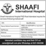 Shaafi International Hospital New Jobs 2024