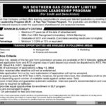Sui Southern Gas Company Emerging Leadership Program for Balochistan and Sindh