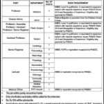 Wah Medical College Faculty & Staff New Jobs Latest Advertisement
