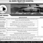 Al Shifa Trust Eyes Hospital New Jobs Latest