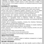 Sialkot Medical City New Latest Jobs Advertisement