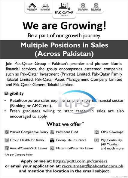 Pak Qatar Group Jobs 2025